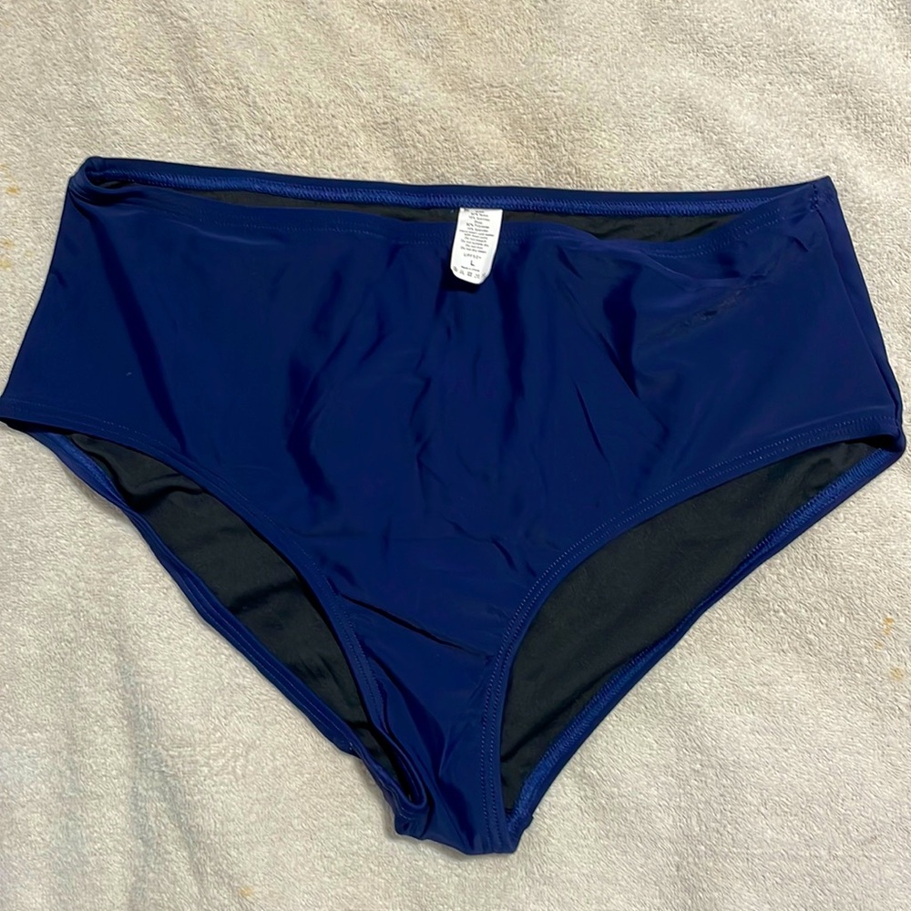 Navy Blue Swim Bottoms size Large